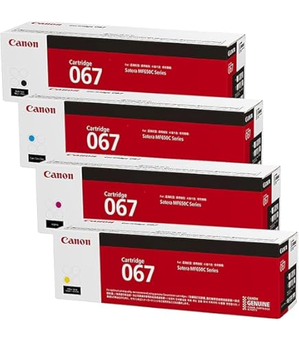 Amazon | [ セット品 ] CANON キャノン 純正品トナー カートリッジ067